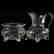 Creamer & Sugar, Engraved Floral Motif