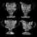 (2) Creamer & Sugar, Various Patterns