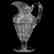 Pitcher, Meriden, Old Irish Pattern