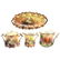 (4) Castle Scenic Items, Marked R.S. Prussia