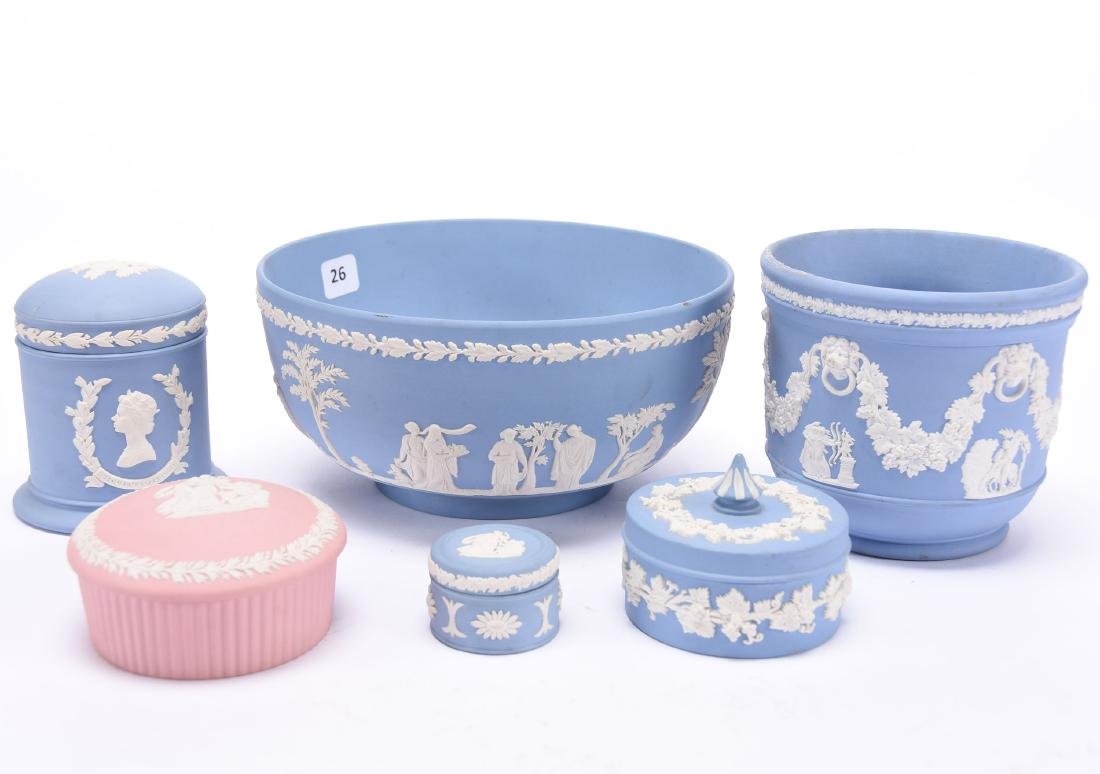 (6) Items, Marked Wedgwood M.I.E. (1 of 3)