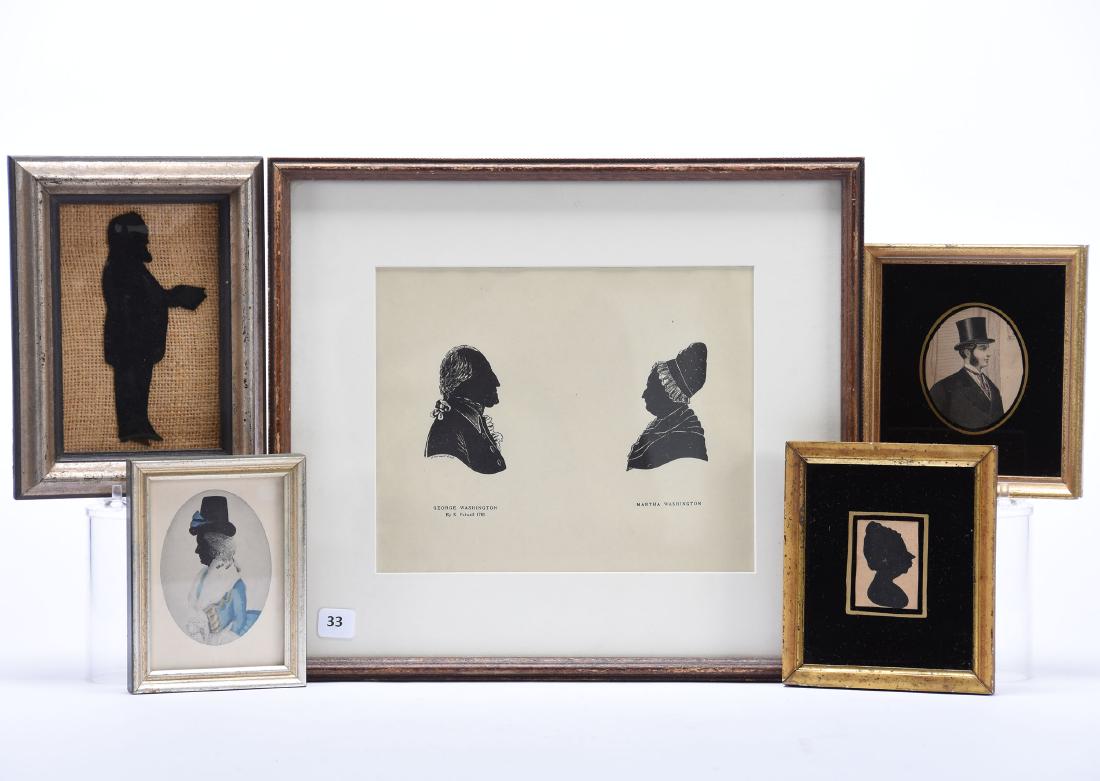 (5) Framed Silhouette Portraits (1 of 2)