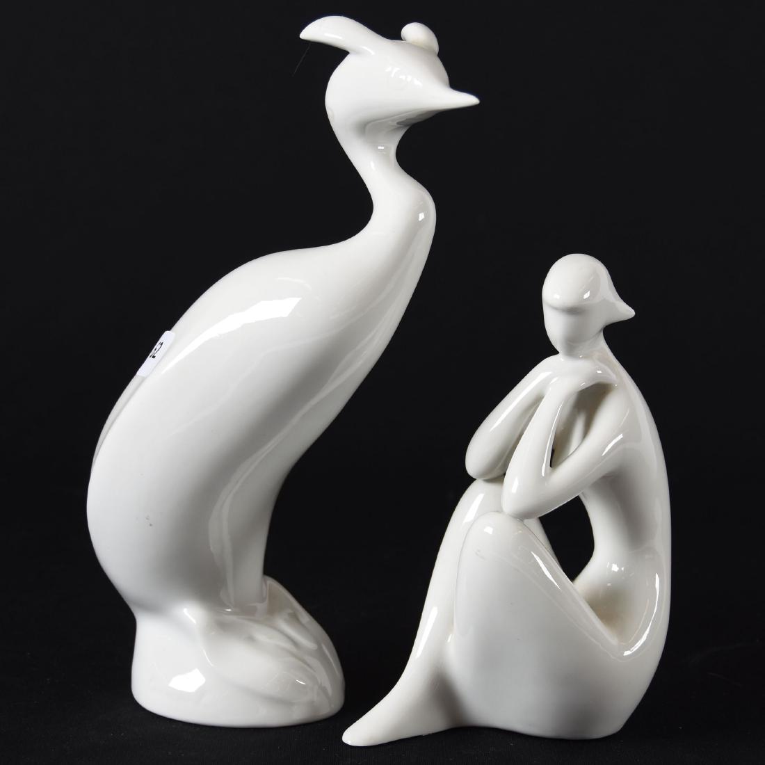 (2) Figurines, Marked Royal Dux (1 of 5)