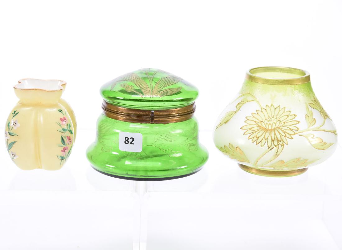 (3) Art Glass Items (1 of 3)