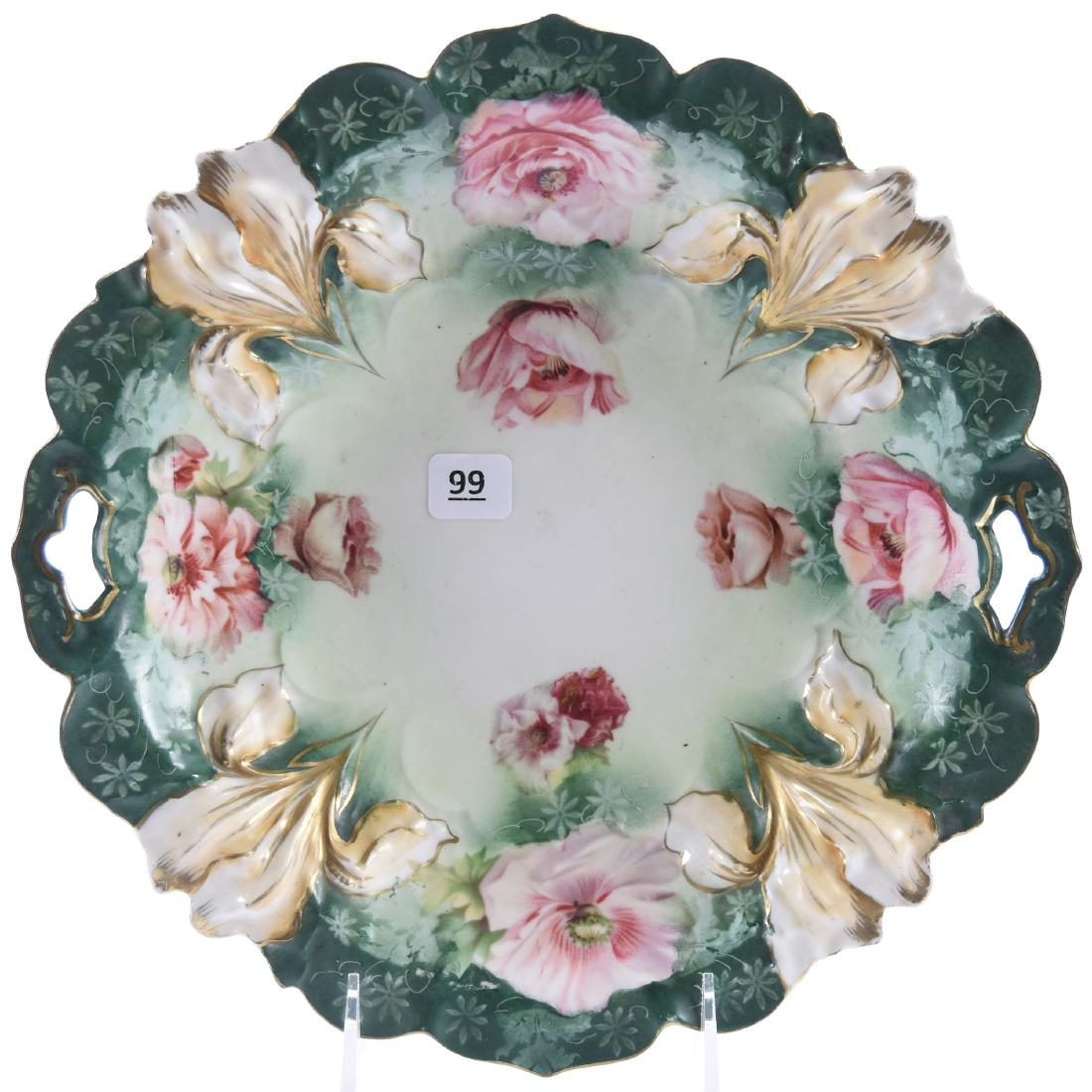 Cake Plate, Marked R.S. Prussia (1 of 2)