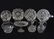 (8) Assorted Cut Glass Items