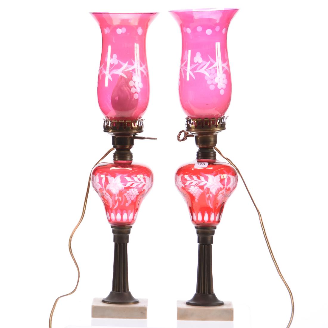 Pair Ruby Flash Lamps (1 of 3)