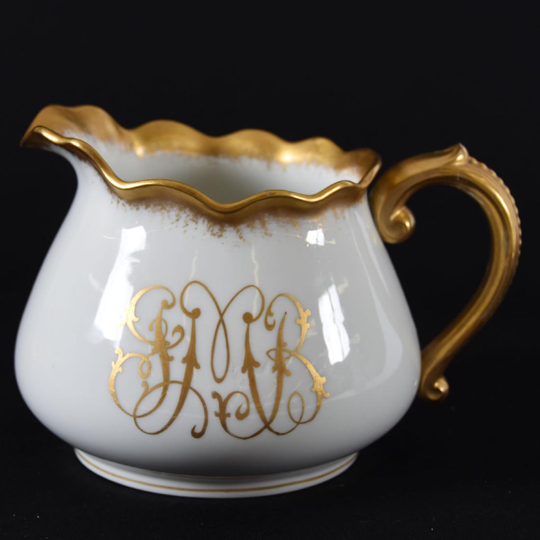 Cider Pitcher, Marked J.P. Limoges (1 of 3)