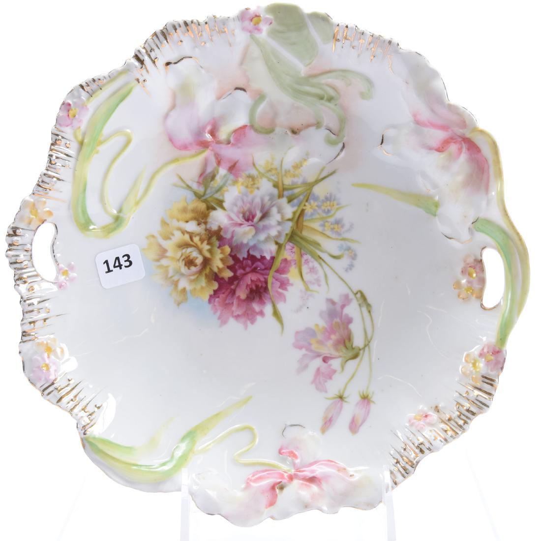 Cake Plate, Unmarked Prussia (1 of 2)