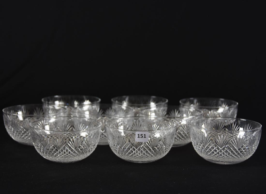 (9) Finger Bowls, American Brilliant Cut Glass (1 of 2)
