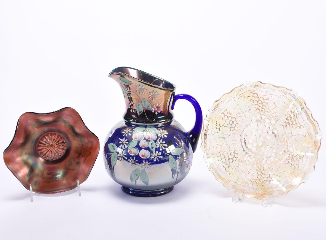 (3) Carnival Glass Items (1 of 3)