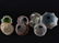 (7) Assorted Art Glass Light Shades - 2