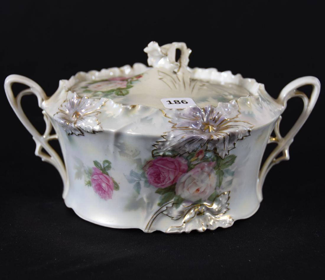 Cracker Jar, Marked R.S. Prussia (1 of 5)