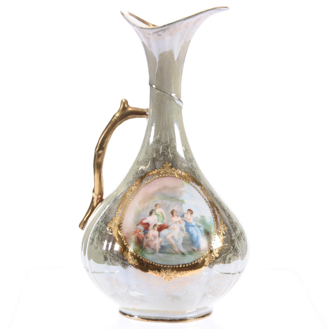 Handled Ewer, Marked Royal Saxe (1 of 3)