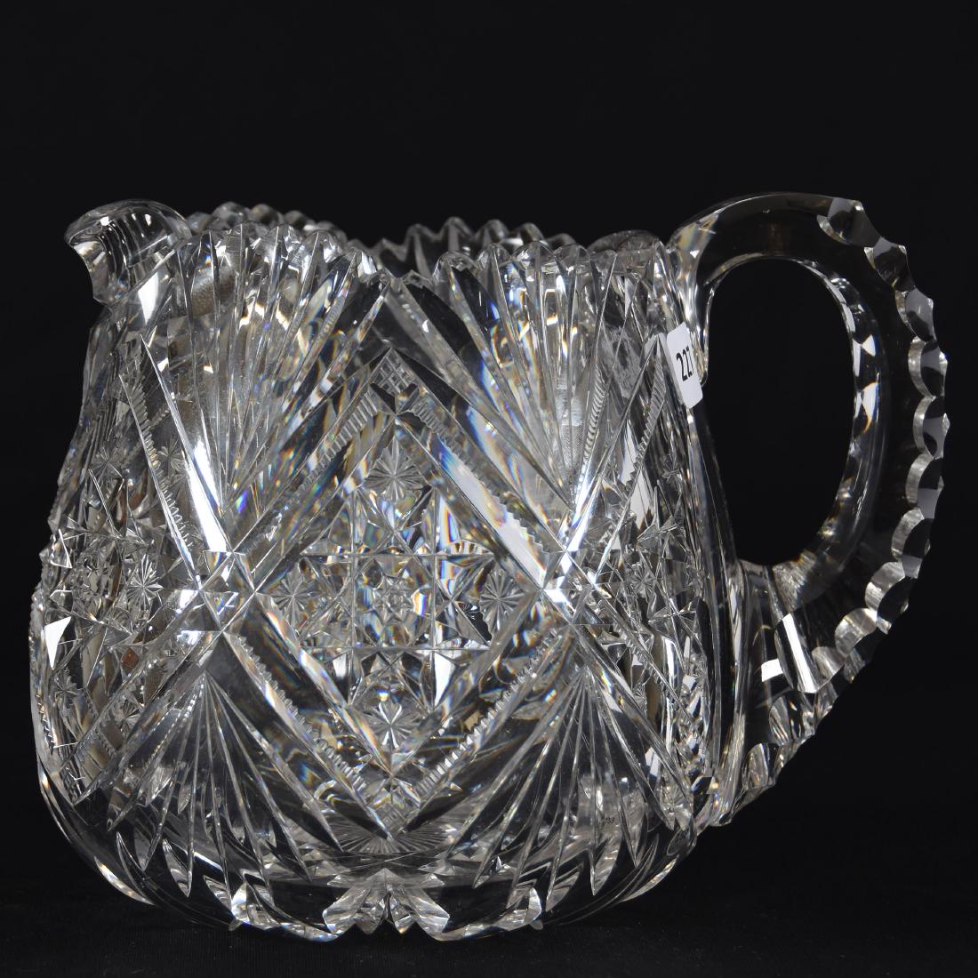Cider Pitcher, American Brilliant Cut Glass (1 of 3)