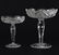 (2) Compotes, American Brilliant Period Cut Glass