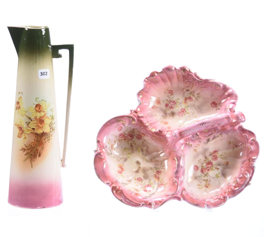 (2) Ceramic Items, Unmarked (1 of 4)