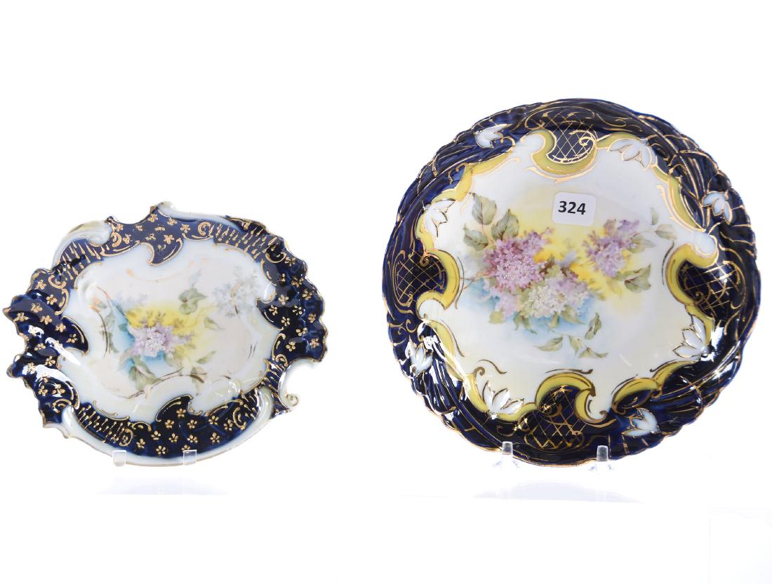 (2) Dishes, Steeple Mark R.S. Prussia (1 of 2)