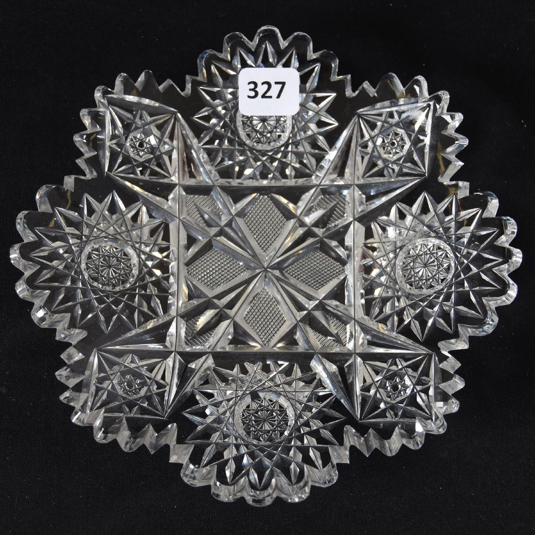 Plate, American Brilliant Cut Glass (1 of 3)