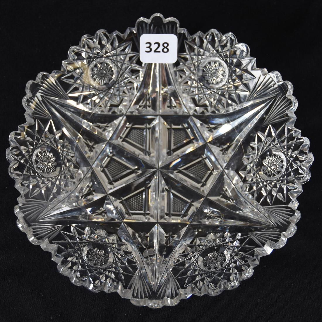 Plate, American Brilliant Cut Glass (1 of 3)