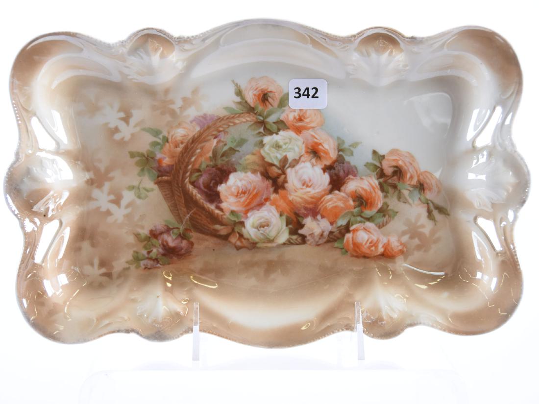 Dresser Tray, Marked Wheelock, & R.S. Germany (1 of 2)