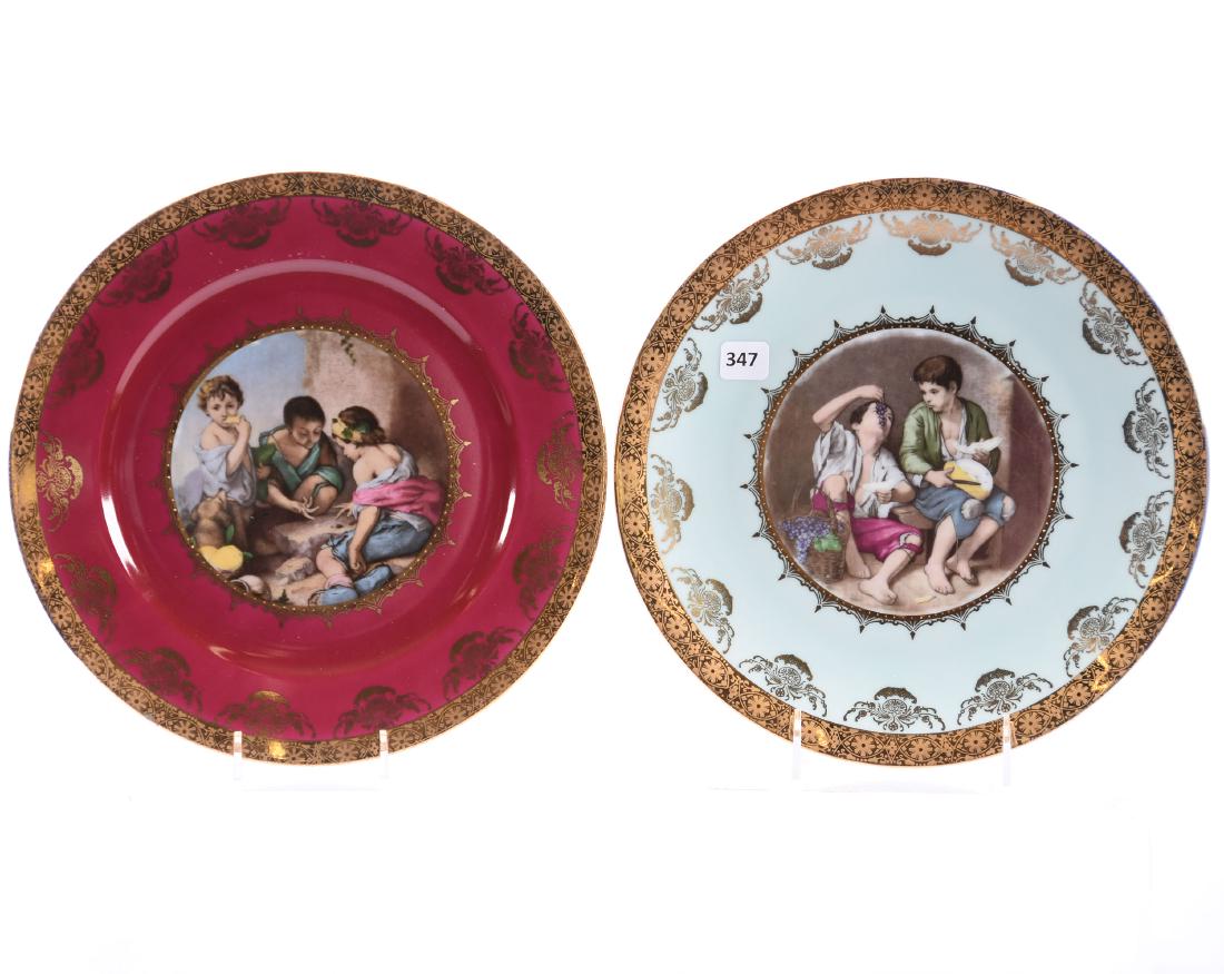 (2) Decorated Plates, Modern West Germany (1 of 2)