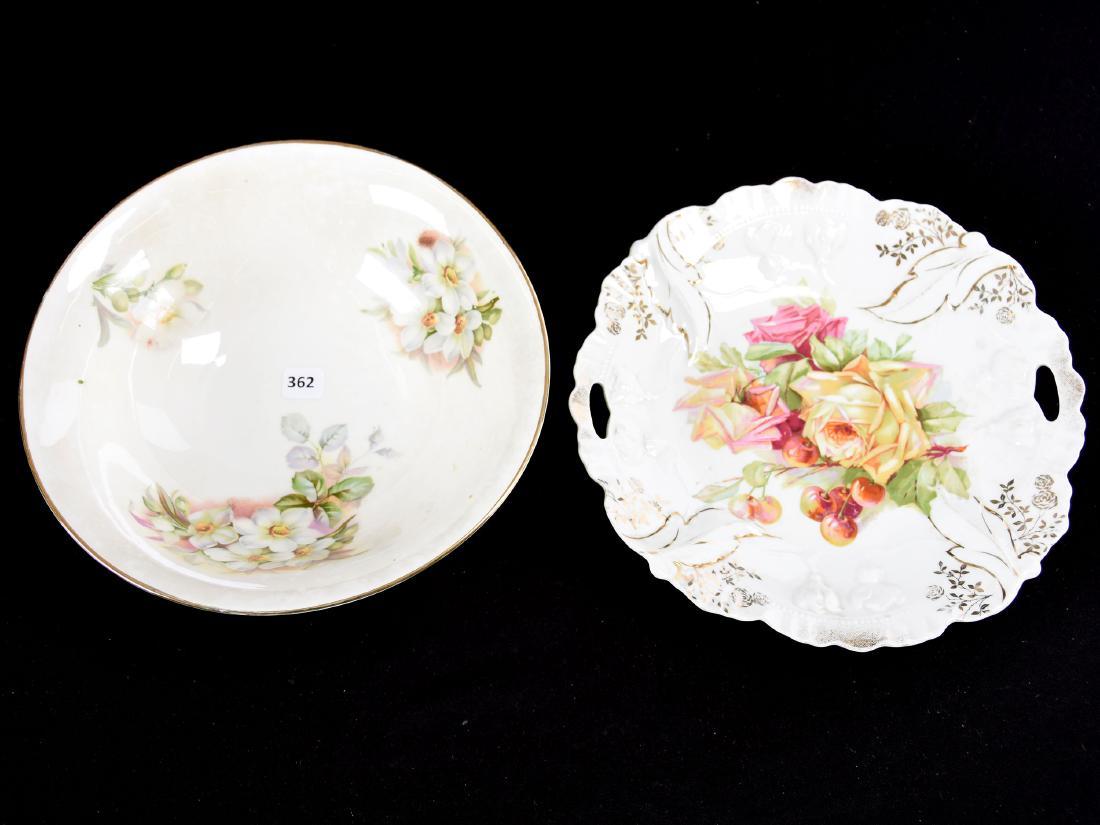(2) Germany Items, Floral (1 of 2)