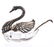 Figural Salt Dip, Marked Sterling Silver, Swan