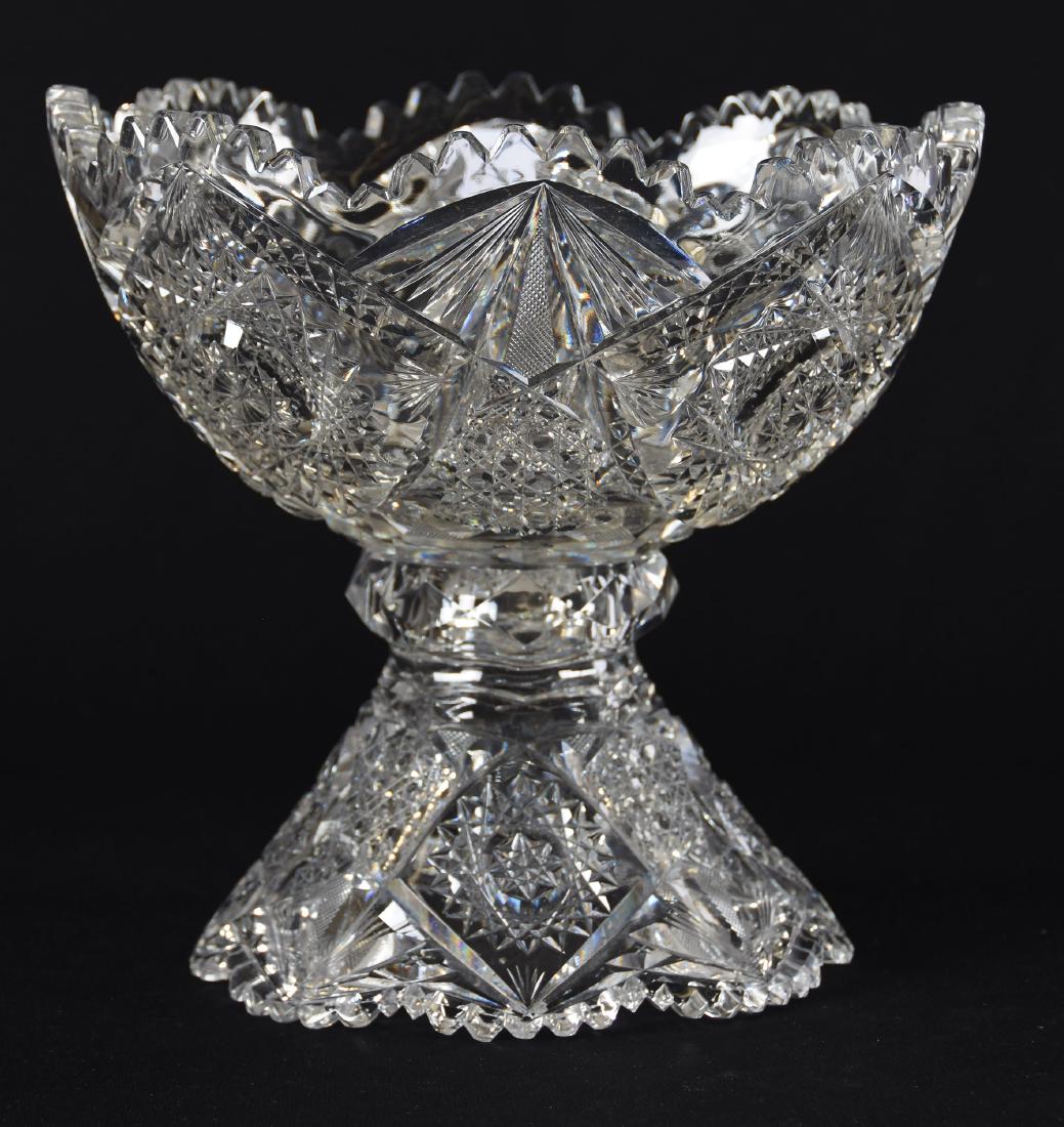 Punch Bowl, American Brilliant Cut Glass May 25, 2019 Woody Auction