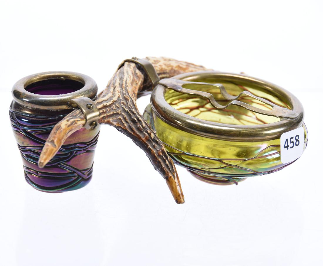 Smoke Set, Iridescent Glass (1 of 3)