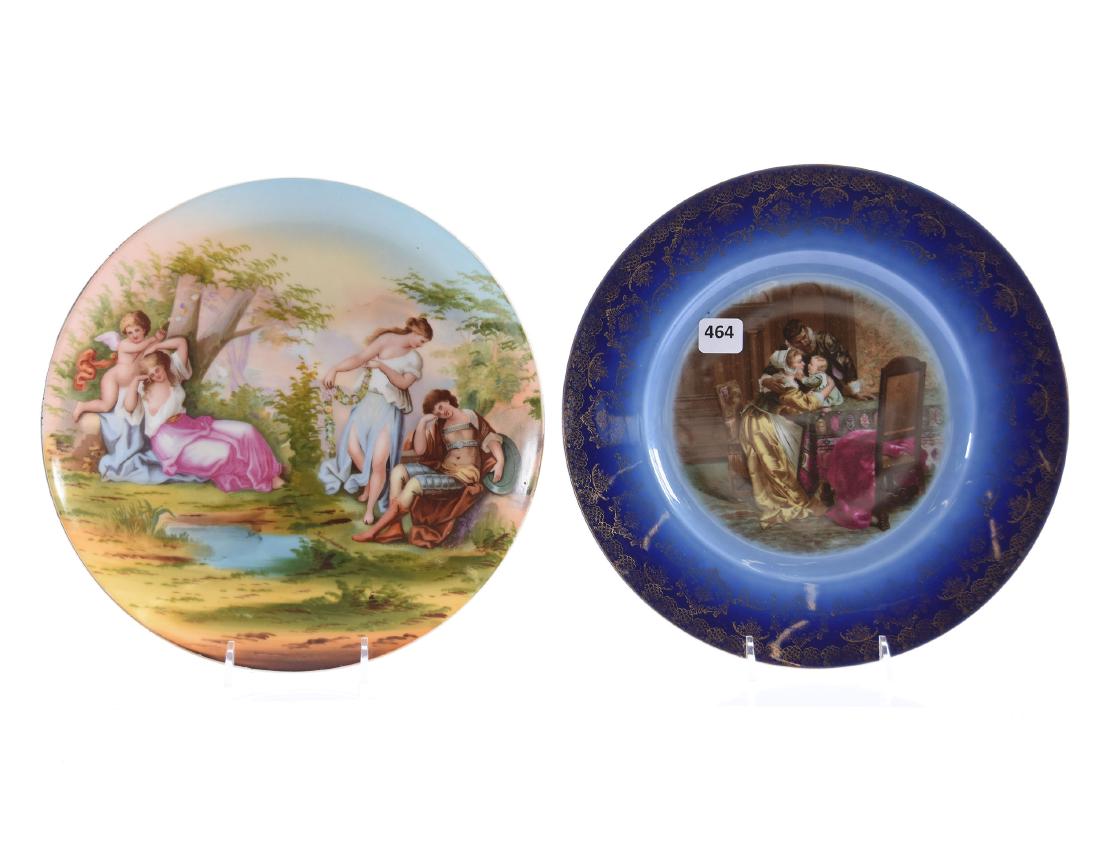 (2) Plates, Marked, Various (1 of 2)