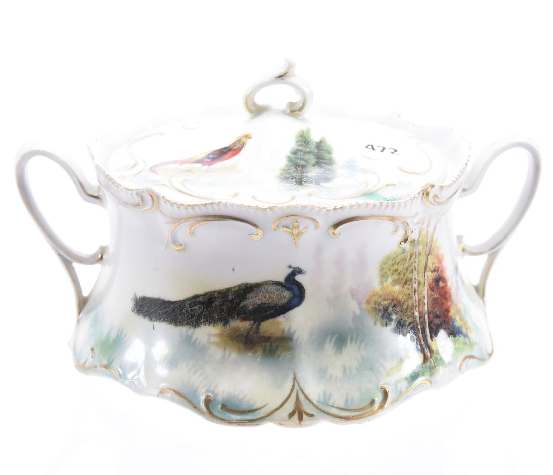 Cracker Jar, R.S. Prussia Three Scene Decor (1 of 4)