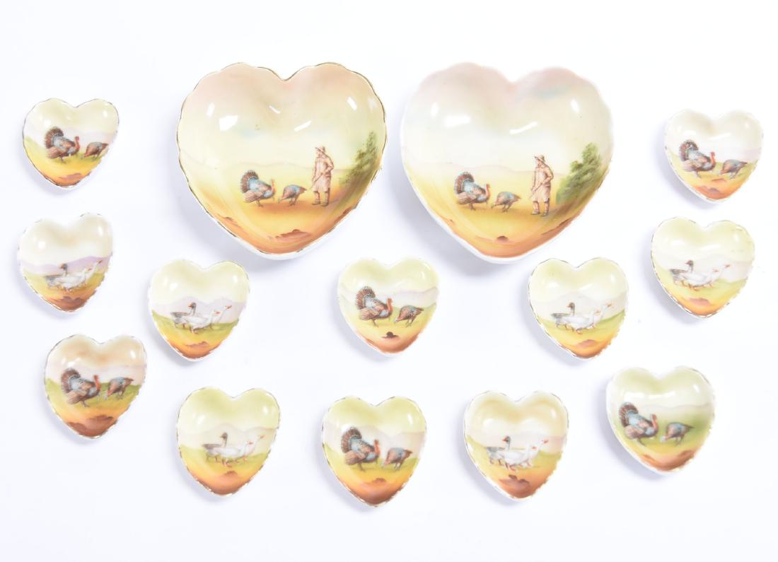 (2) Nut Sets, Royal Bayreuth, Boy & Turkeys (1 of 2)