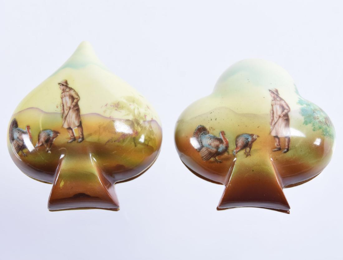 (2) Covered Boxes, Royal Bayreuth, Boy & Turkeys (1 of 3)