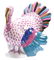 Porcelain Turkey, Marked Herend