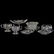 (6) American Brilliant Period Cut Glass Items