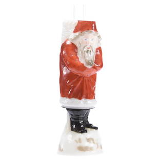 Miniature Figural Santa Claus Lamp: Very Rare Miniature Full Figure Santa Claus Lamp 9.5" Good Color, Great Condition UPDATED 8-13-19 to Correct Title Spelling