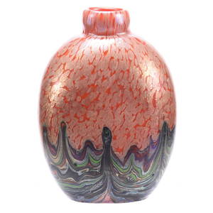 Vase, Loetz Style, Iridescent