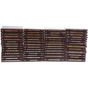 Set of (94) Books, Louis L'Amour, Hardbound: Set of (94) Louis L'Amour Hardbound Books + (16) More Books; (94) Books of Louis L'Amour Hardcover Collection, Re-Published Circa 1980's; (6) Louis L'Amour Books "Newly Discovered Frontier Stories