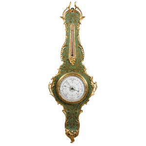 Elaborate King Louis XV French Barometer, Thermometer