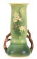 Roseville Apple Blossom Art Pottery Two-Handled Vase