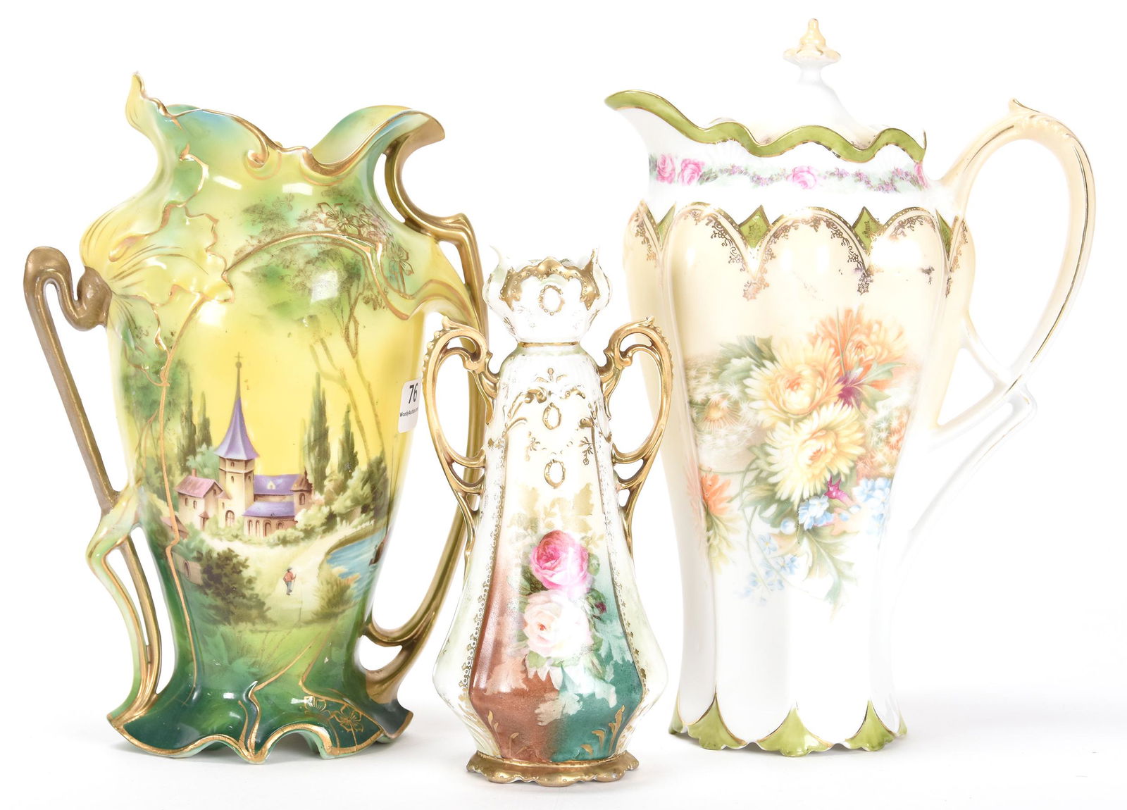 (3) Prussia items with damage or repair (1 of 7)