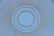 Copper plate with blue enamel - Fish scale design - 2