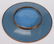 Copper plate with blue enamel - Fish scale design - 3