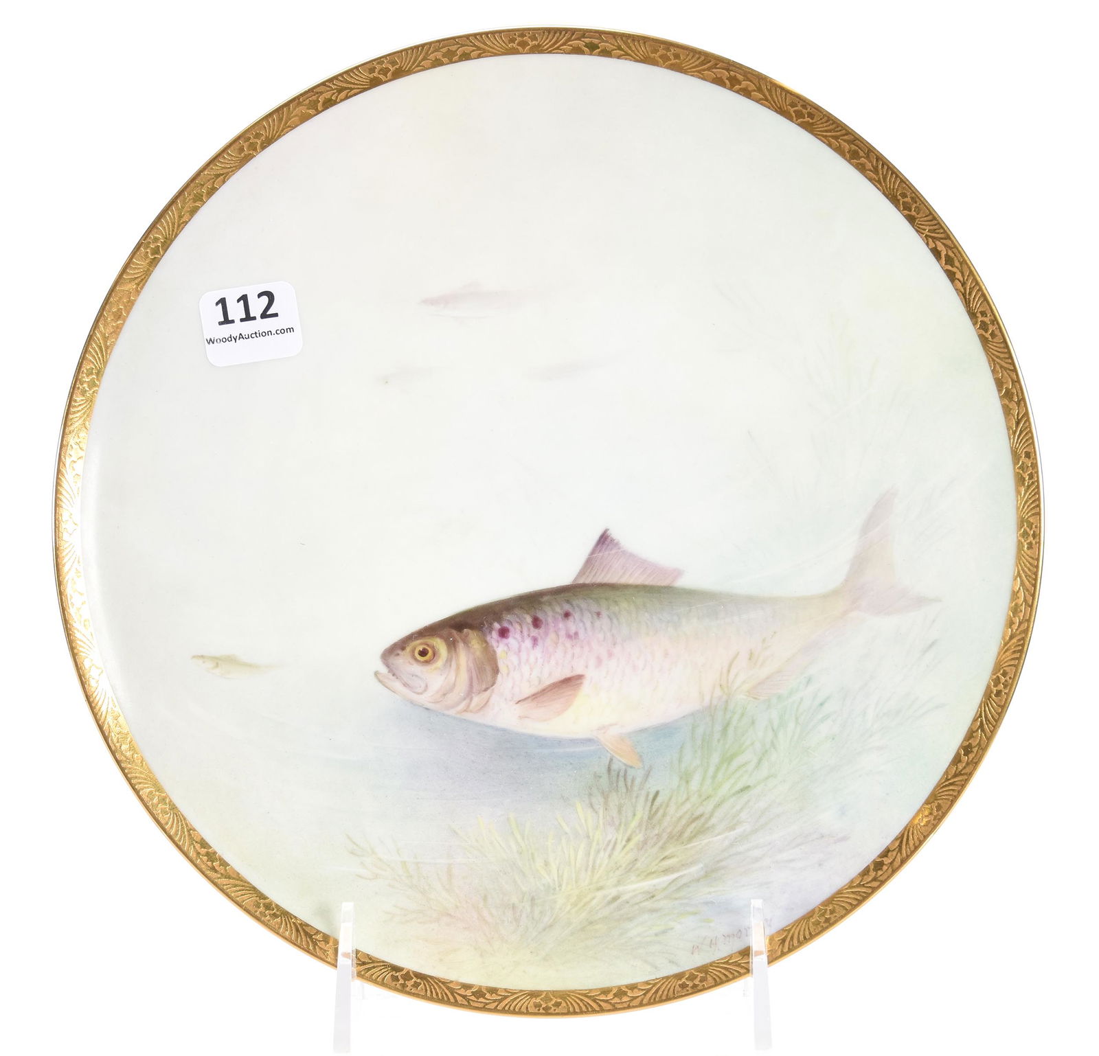 Plate, marked Lenox (Cilstran Collamore & Co.) (1 of 3)