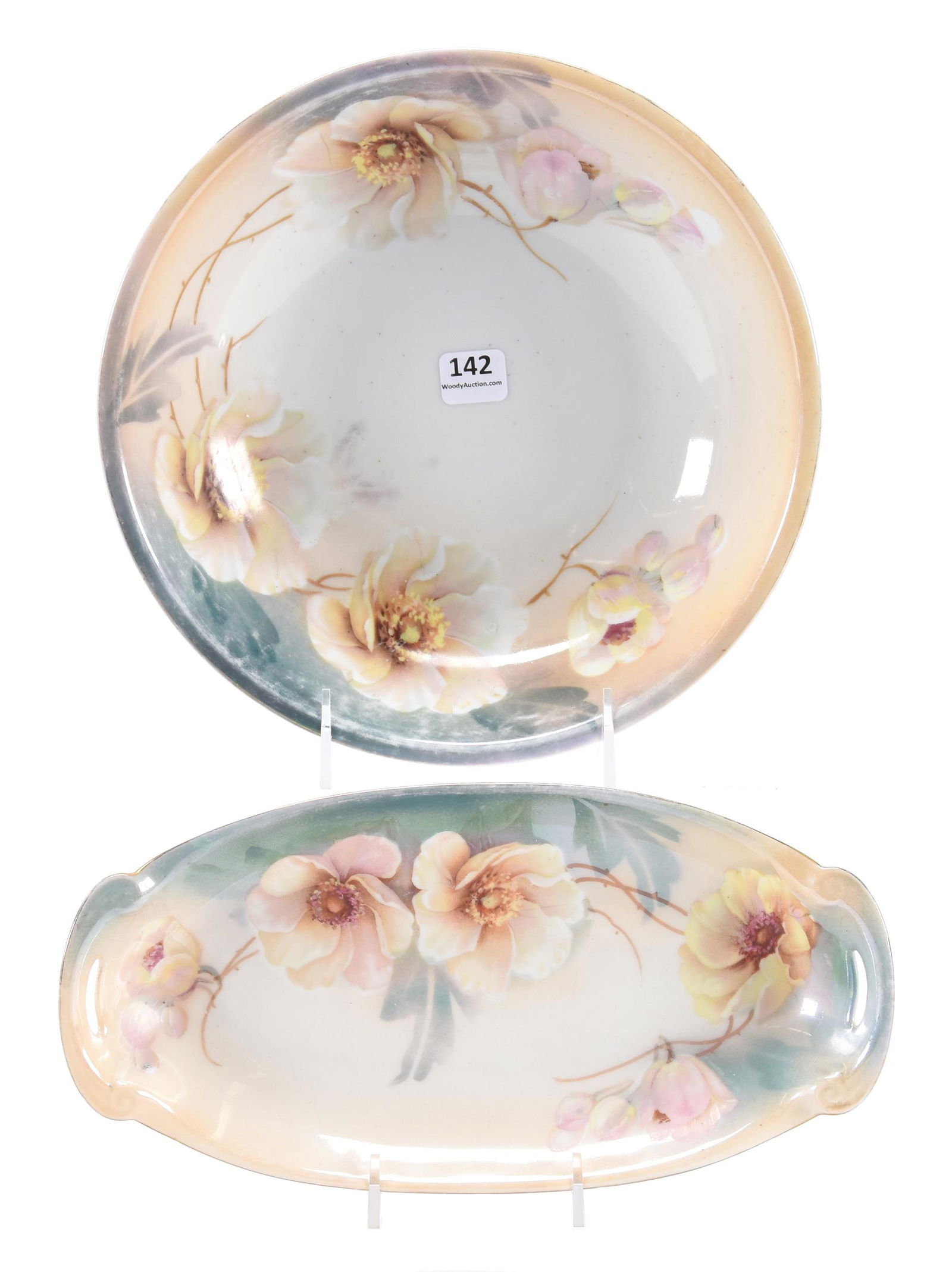 (2) marked R.S. Germany luster finish items (1 of 2)