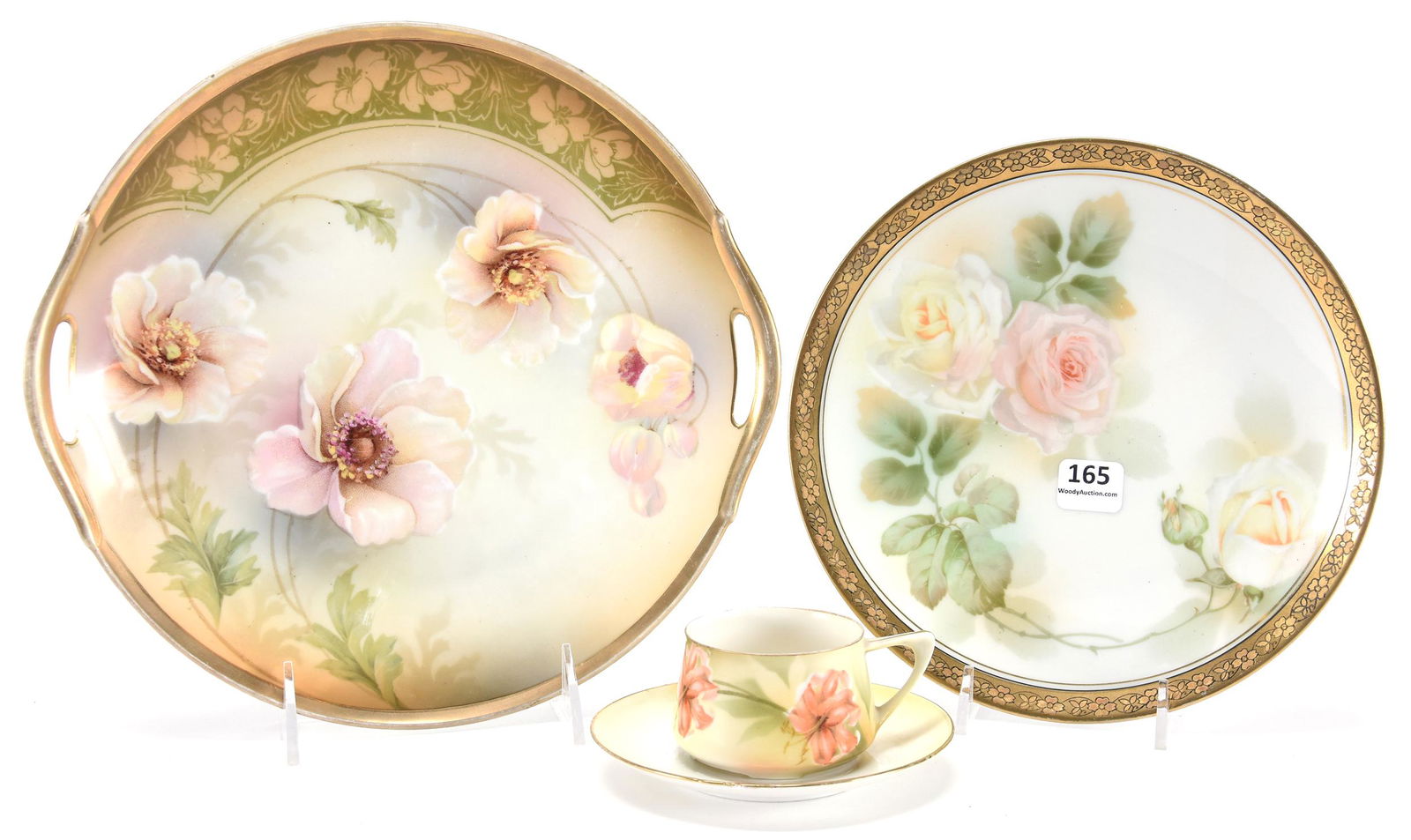 (3) RS items, all marked, floral decor (1 of 3)