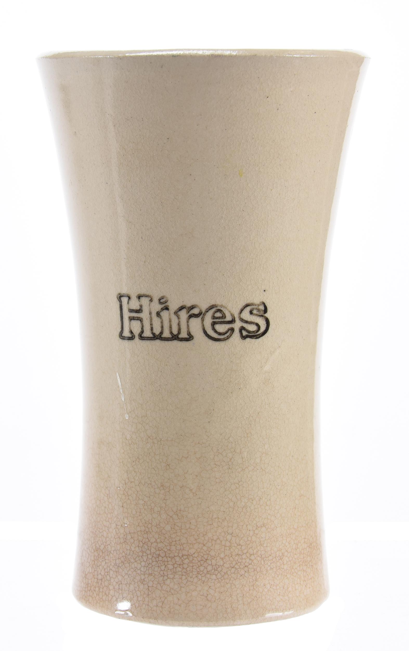 Hires advertising stoneware mug/lidless stein (1 of 4)