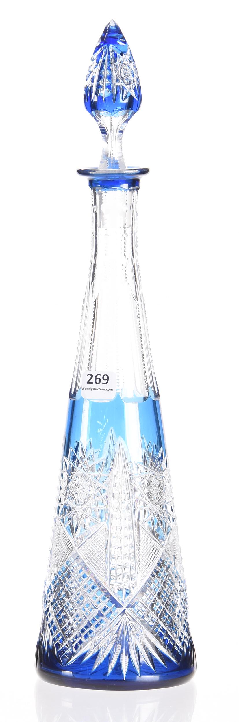 Decanter by Val St. Lambert, BPCG, design HF-173 (1 of 3)