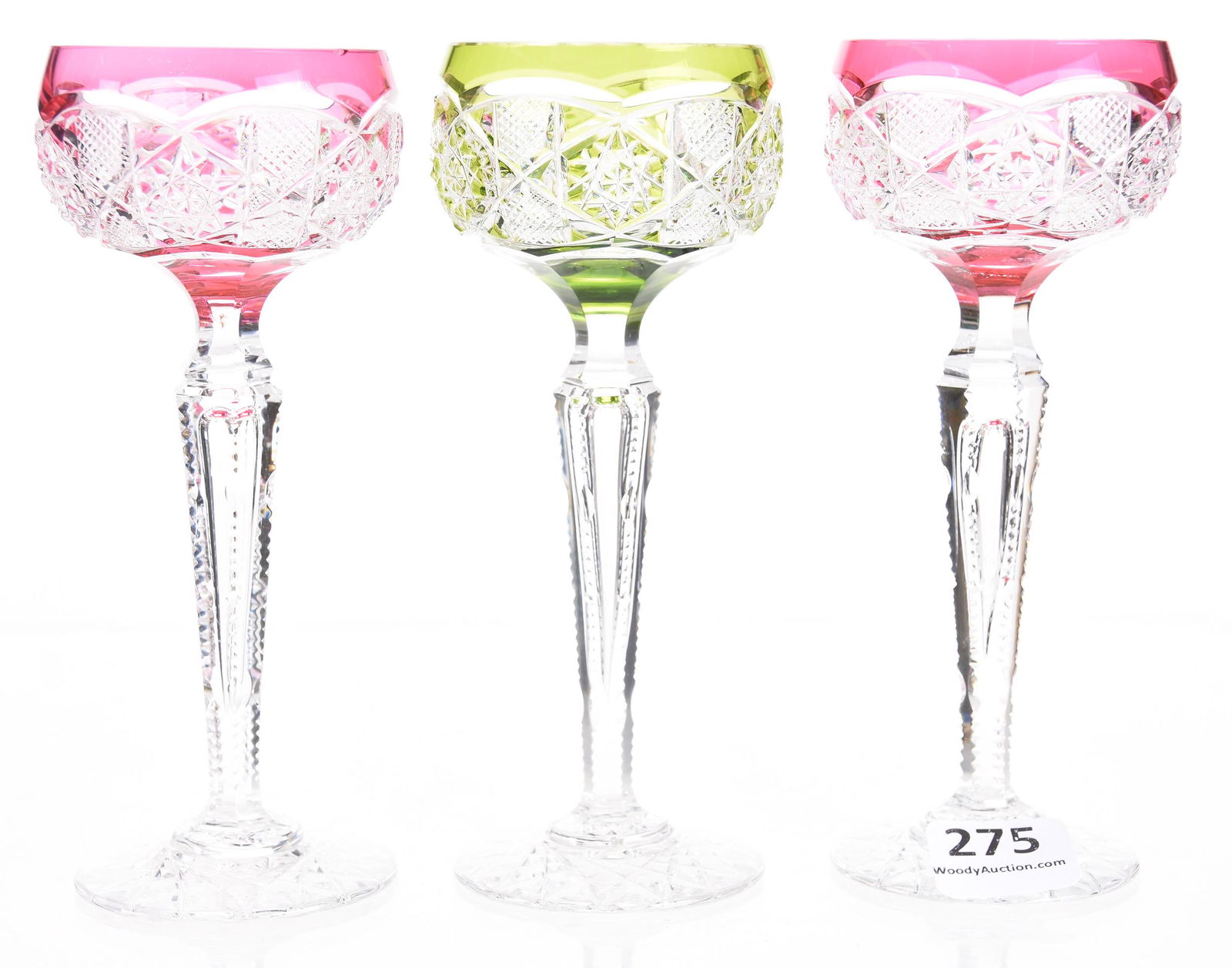 (3) Cordial stems by Val St. Lambert, BPCG (1 of 3)